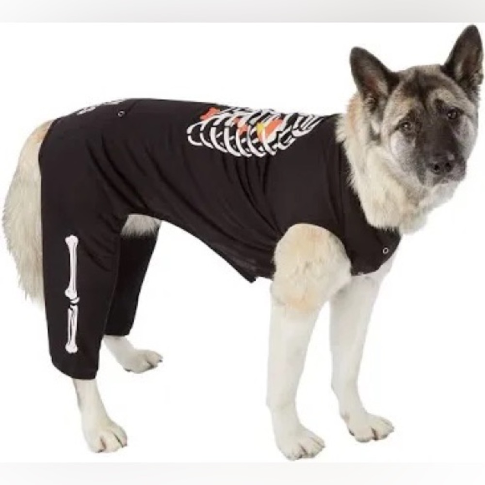 Small Dog Skeleton Pajamas